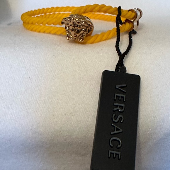 Versace Medusa braided bracelet NEW (AUTHENTIC) - Picture 7 of 16